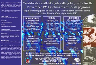 Worldwide Candlelit Vigil Poster