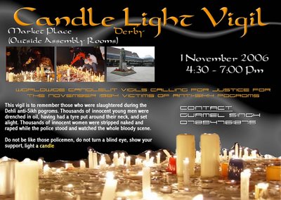 Derby Candlelit Vigil