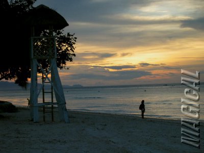 A view of the sunrise at Bohol Beach Club