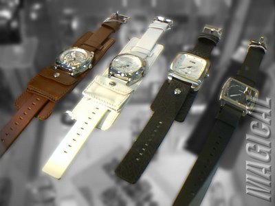 Several wrist watches