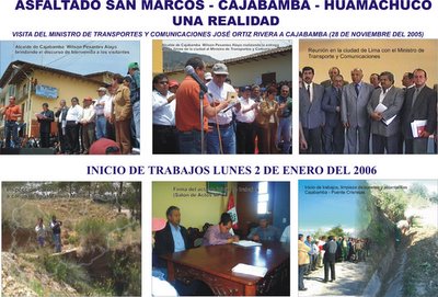 Asfaltado San Marcos - Cajabamba - Huamachuco podría ser una realidad