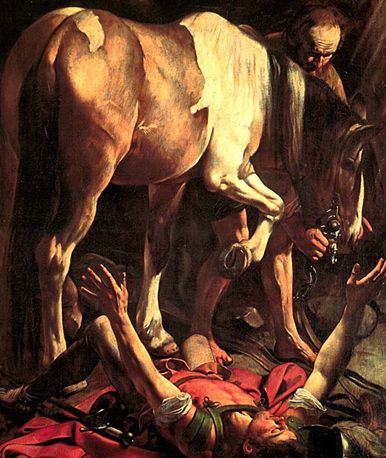 'The Conversion of St. Paul' by Caravaggio - Santa Maria del Popolo (Rome)