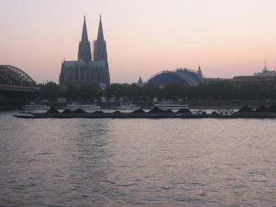 The Cathedral of Cologne, rising from the banks of the Rhine