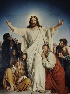 Christ Consolator - Altarpiece by Carl Bloch - Hörups, Sweden