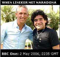 When Lineker met Maradona