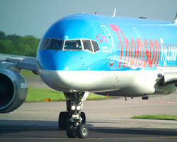 holiday charter plane - image courtesy of freefoto
