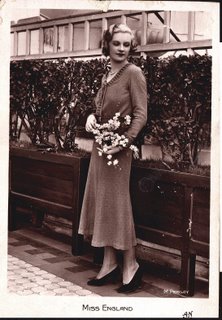 Postcard of Miss England 1932