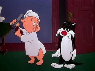 Disney's Sylvester and Porky - Scaredy Cat (1948) (with Original RKO  titles) (Fanmade) : Chuck Jones : Free Download, Borrow, and Streaming :  Internet Archive