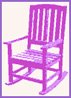 Lavender Rocking Chair