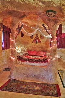 Cave House - Bed