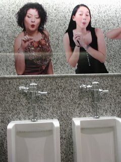 creative pictures at toilet in thailand