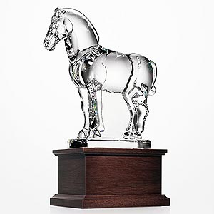 Glass art - horse