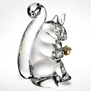 Glass art - squirrel