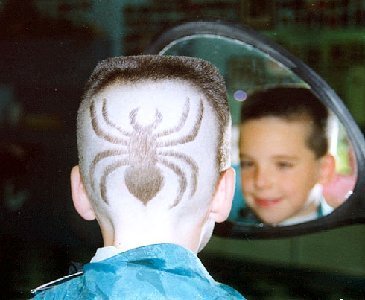 new hair style - spider