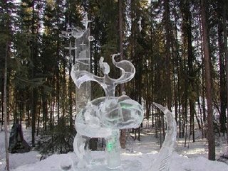 nice carving ice sculpture