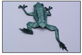 Origami - tree frog