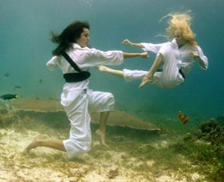 Underwater Karate