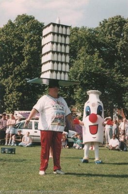 balancing milk bottle for promotion