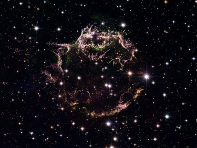star, nebulae and dust