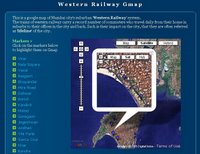 Western Railway Google Map