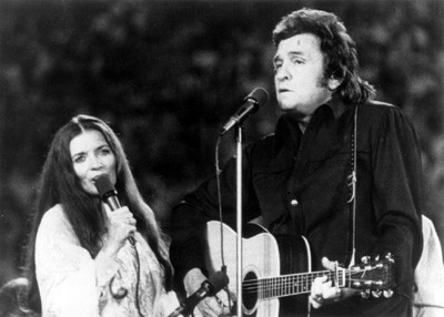 Johnny Cash and June Carter 1975