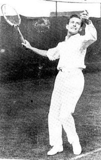Henri Cochet, absolument rien à voir avec Yves, mais c'est Roland-Garros, alors je mets un peu de tennis sur mon blog