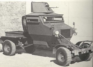 An early Rhodesian mine protected patrol vehicle - the 'Cougar'