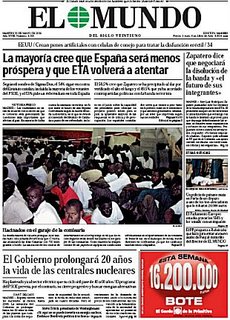 Playing big in the Spanish press - the Canaries immigration crisis