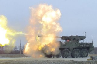 The Stryker MGS - recommended for cancellation by the Canadians