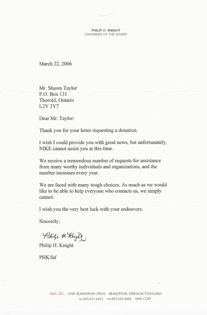 Nike Response