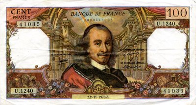 Dollar bill print -  France