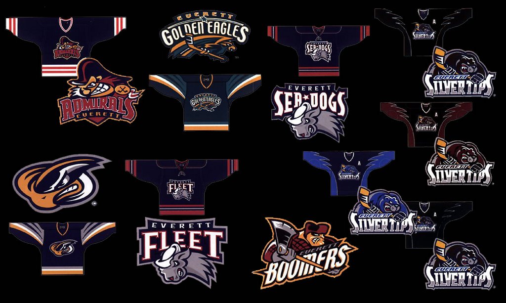 Everett Silvertips WHL  Everett silvertips, Hockey logos, Hockey