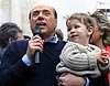 Silvio Berlusconi mit Kind, Foto Reuters