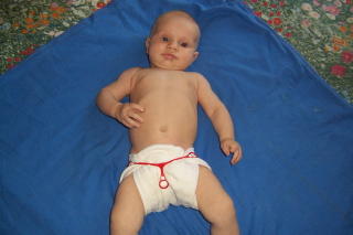 cloth diapering is easy with inexpensive cotton prefolds (8)