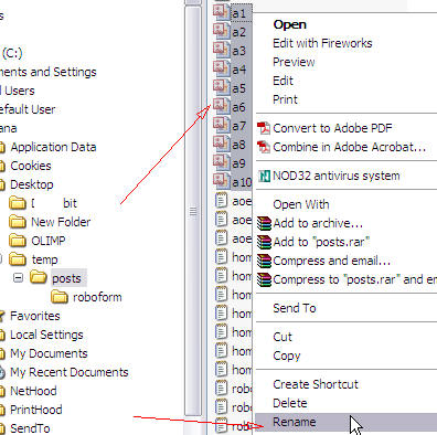 Batch rename