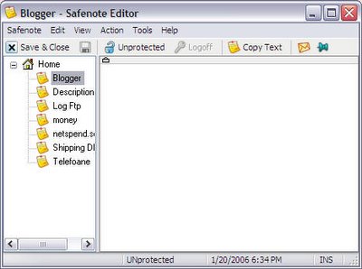 Safenote editor