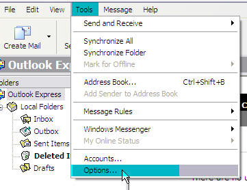 Tools Options