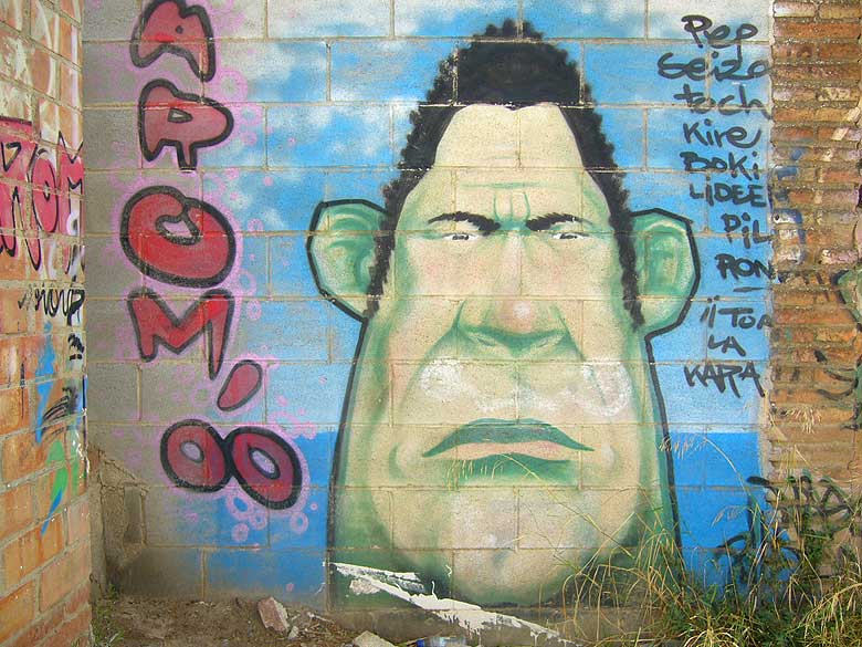 street art. graffiti image captured in granollers, barcelona.