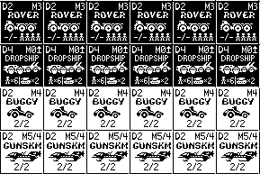 OGRE LUNA COUNTERS SPECIALLY CREATED FOR THE OGRELUNA VARIANT BY CISCO SERRITT, 2000