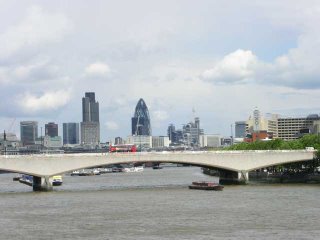 View of City from Hungerford Bridge