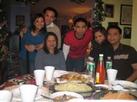 Nino, me, Tita Beng, Rey, Alice & Jay at their home in Queens for Xmas Eve