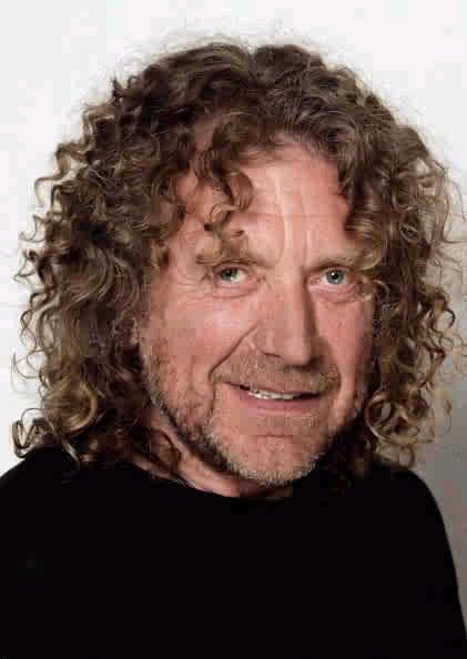 Robert Plant's face
