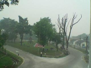 Hazy view from my office window in Section 14, Petaling Jaya, Malaysia.