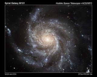 The Messier 101 Pinwheel Galaxy in all its glory