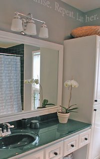 bathroom after home staging has the interior designer look