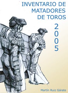 Portada del Inventario de Matadores de Toros 2005, por Facundo