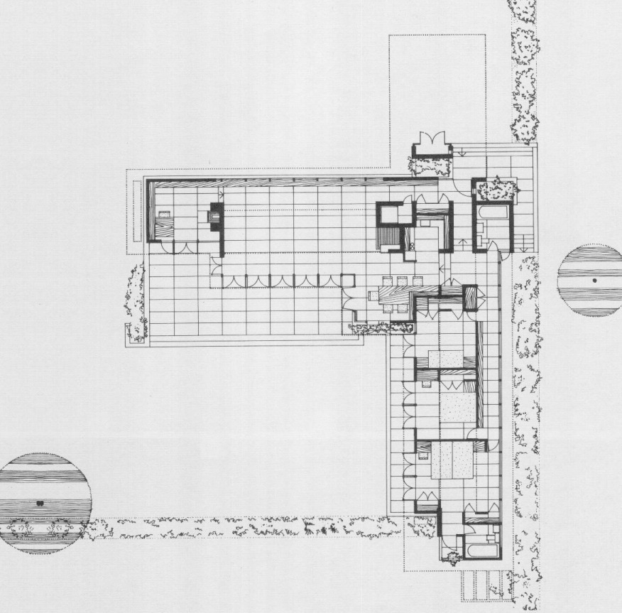Not PC: Rosenbaum Floor Plan - Frank Lloyd Wright