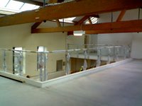 Photograph of the mezzanine level