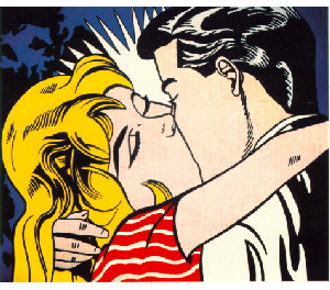 Roy Lichtenstein - Kiss