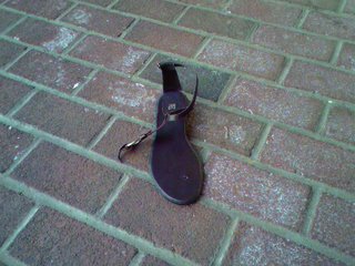 broken shoe